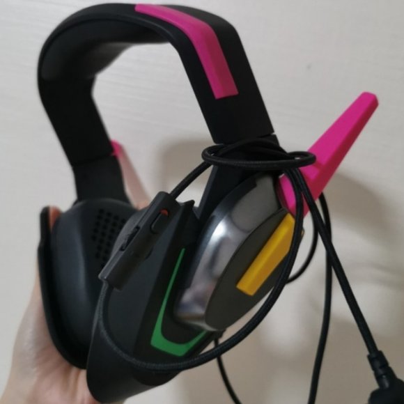 Rare Razer meka blizzard overwatch d.va headphones headset pink xbox one… - Picture 2 of 3